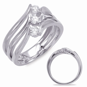 0.40 ctw. PLATINUM FASHION RING D4417-PL