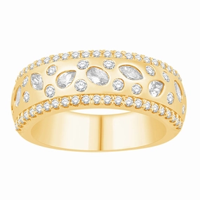 0.40 ctw. YELLOW GOLD DIAMOND RING D4918YG