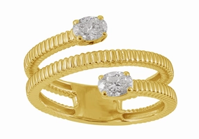0.40 ctw. YELLOW GOLD DIAMOND RING D5008YG