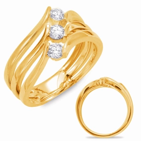 0.40 ctw. YELLOW GOLD FASHION RING D4417YG