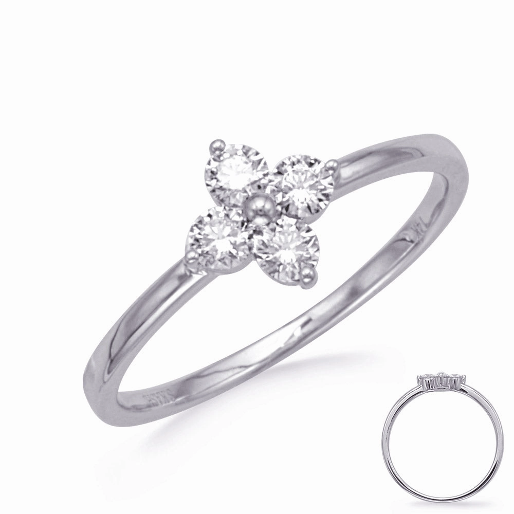 0.41 ctw. WHITE GOLD DIAMOND RING D4834WG