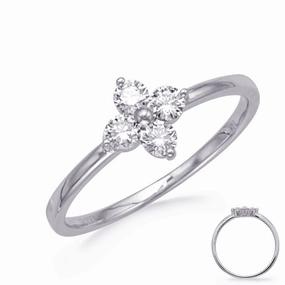 0.41 ctw. WHITE GOLD DIAMOND RING D4834WG
