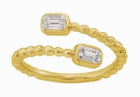 0.41 ctw. YELLOW GOLD DIAMOND RING D4978YG
