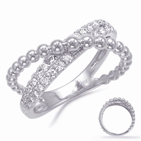 0.42 ctw. WHITE GOLD DIAMOND RING D4869WG