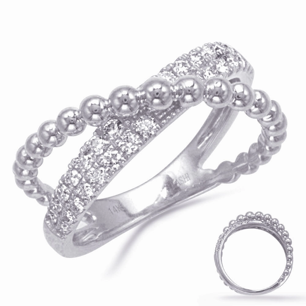 0.42 ctw. WHITE GOLD DIAMOND RING D4869WG