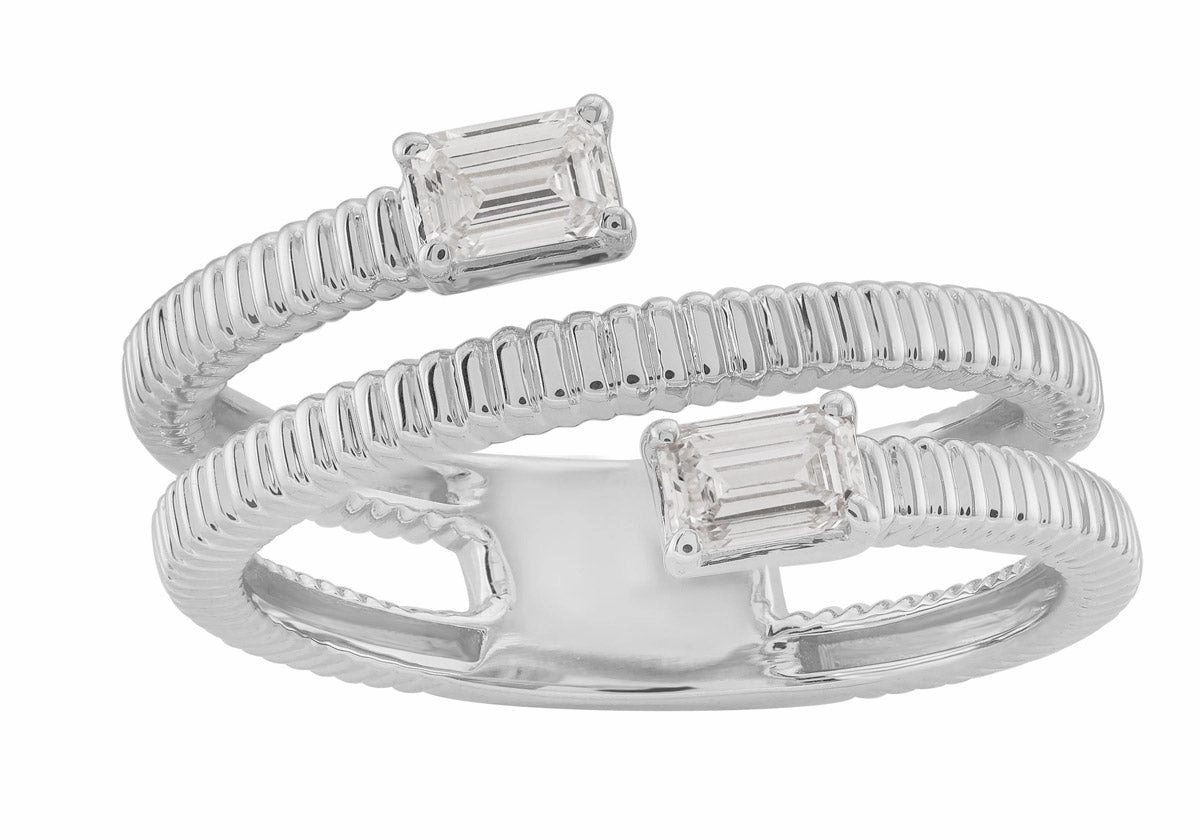 0.42 ctw. WHITE GOLD DIAMOND RING D5004WG