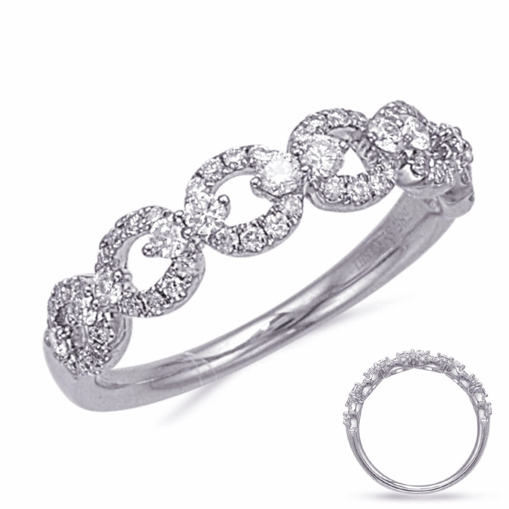 0.44 ctw. WHITE GOLD DIAMOND RING D4854WG