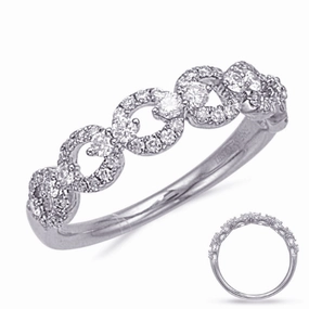 0.44 ctw. WHITE GOLD DIAMOND RING D4854WG