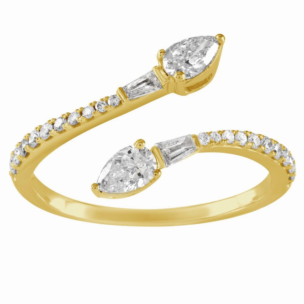 0.46 ctw. YELLOW GOLD DIAMOND RING D4948YG