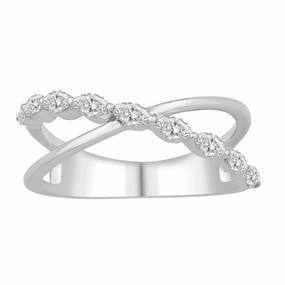 0.47 ctw. WHITE GOLD DIAMOND RING D4966WG