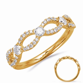 0.48 ctw. YELLOW GOLD DIAMOND RING D4856YG