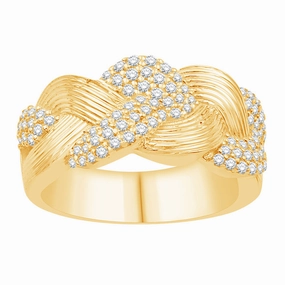 0.49 ctw. YELLOW GOLD DIAMOND RING D4922YG