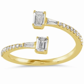 0.49 ctw. YELLOW GOLD DIAMOND RING D4944YG