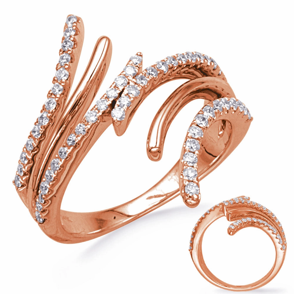 0.50 ctw. ROSE GOLD DIAMOND RING D4883RG