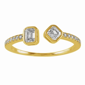 0.50 ctw. YELLOW GOLD DIAMOND RING D4950YG