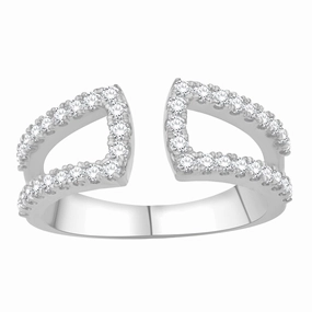 0.51 ctw. WHITE GOLD DIAMOND RING D4965WG
