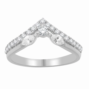0.51 ctw. WHITE GOLD DIAMOND RING D4986WG