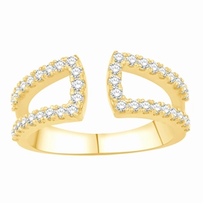 0.51 ctw. YELLOW GOLD DIAMOND RING D4965YG