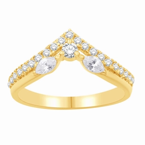 0.51 ctw. YELLOW GOLD DIAMOND RING D4986YG