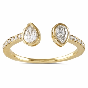 0.52 ctw. YELLOW GOLD DIAMOND RING D4938YG