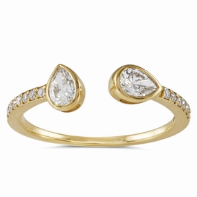 0.52 ctw. YELLOW GOLD DIAMOND RING D4939YG