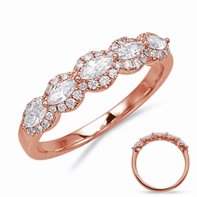 0.55 ctw. ROSE GOLD DIAMOND RING D4849RG