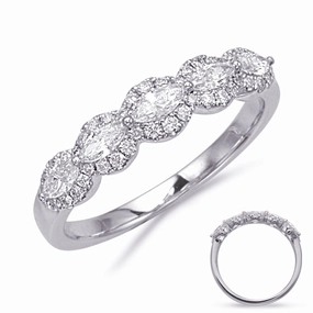 0.55 ctw. WHITE GOLD DIAMOND RING D4849WG