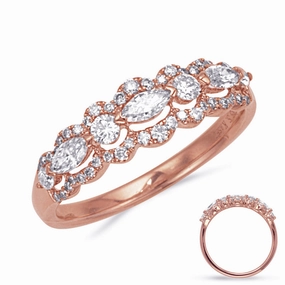 0.56 ctw. ROSE GOLD DIAMOND RING D4853RG
