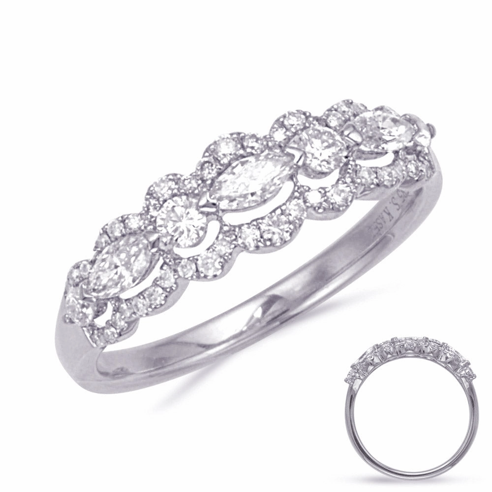 0.56 ctw. WHITE GOLD DIAMOND RING D4853WG