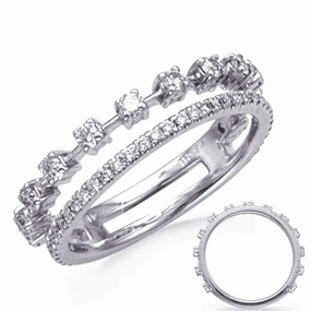 0.58 ctw. WHITE GOLD DIAMOND BAND D4835WG