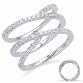 0.59 ctw. PLATINUM DIAMOND FASHION RING D4663-PL