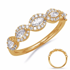 0.60 ctw. YELLOW GOLD DIAMOND RING D4852YG
