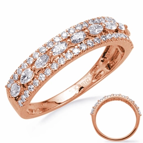 0.62 ctw. ROSE GOLD DIAMOND BAND D4881RG