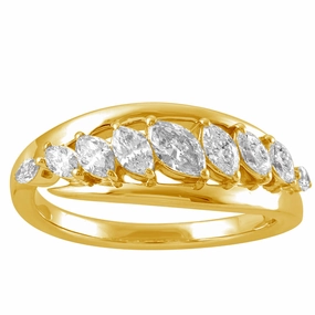 0.68 ctw. YELLOW GOLD DIAMOND RING D4928YG
