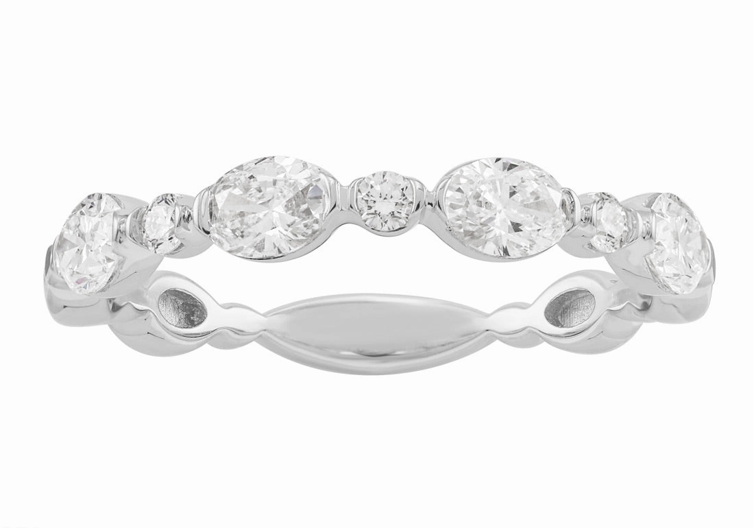 0.70 ctw. WHITE GOLD DIAMOND BAND D5017WG