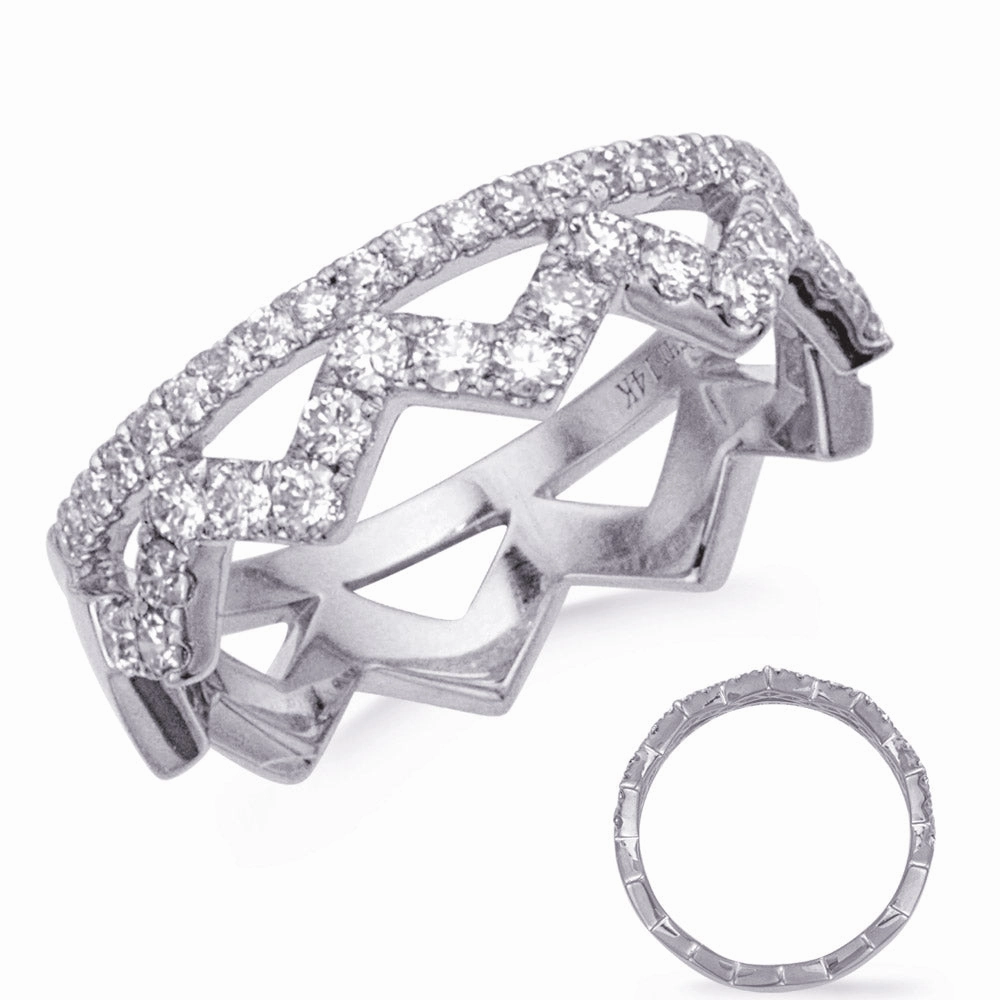 0.70 ctw. WHITE GOLD DIAMOND RING D4842WG