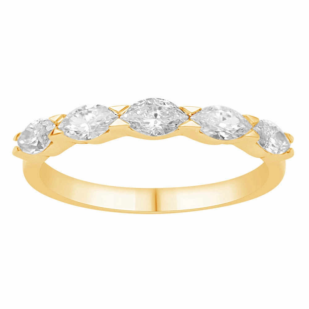 0.72 ctw. YELLOW GOLD MARQUISE DIAMOND RING D4908YG