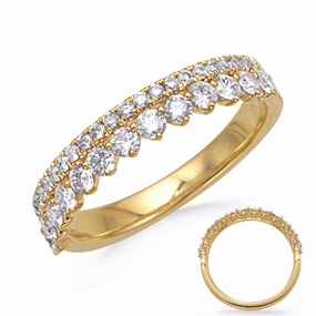 0.75 ctw. YELLOW GOLD DIAMOND RING D4841YG