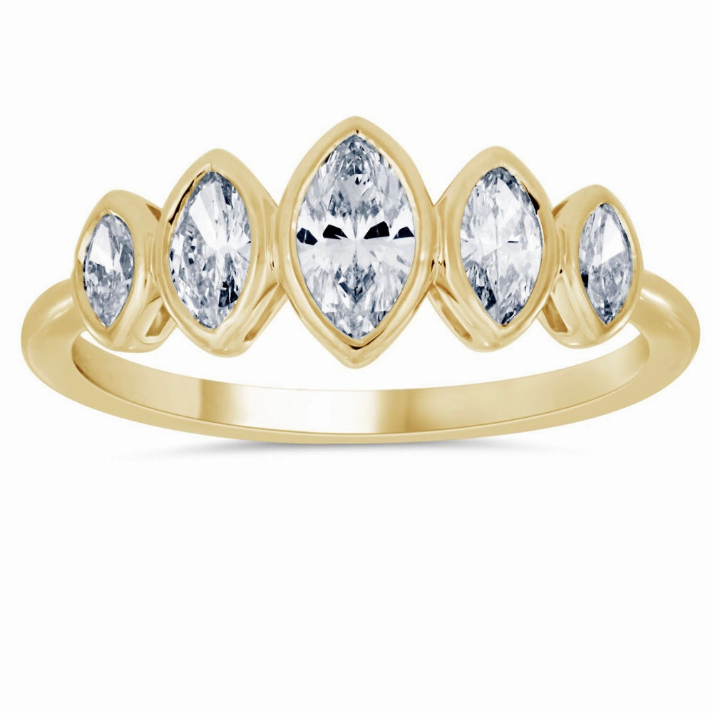 0.75 ctw. YELLOW GOLD DIAMOND RING D4946YG