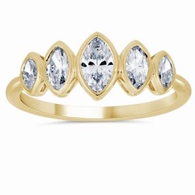 0.75 ctw. YELLOW GOLD DIAMOND RING D4946YG