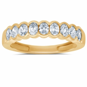 0.82 ctw. YELLOW GOLD DIAMOND RING D4937YG