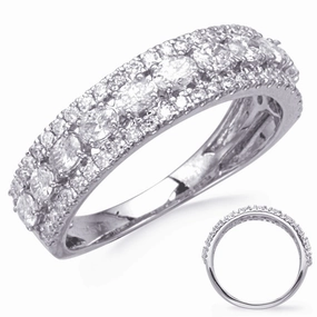 0.92 ctw. WHITE GOLD DIAMOND BAND D4880WG
