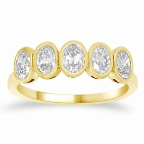 0.96 ctw. YELLOW GOLD DIAMOND RING D4940YG