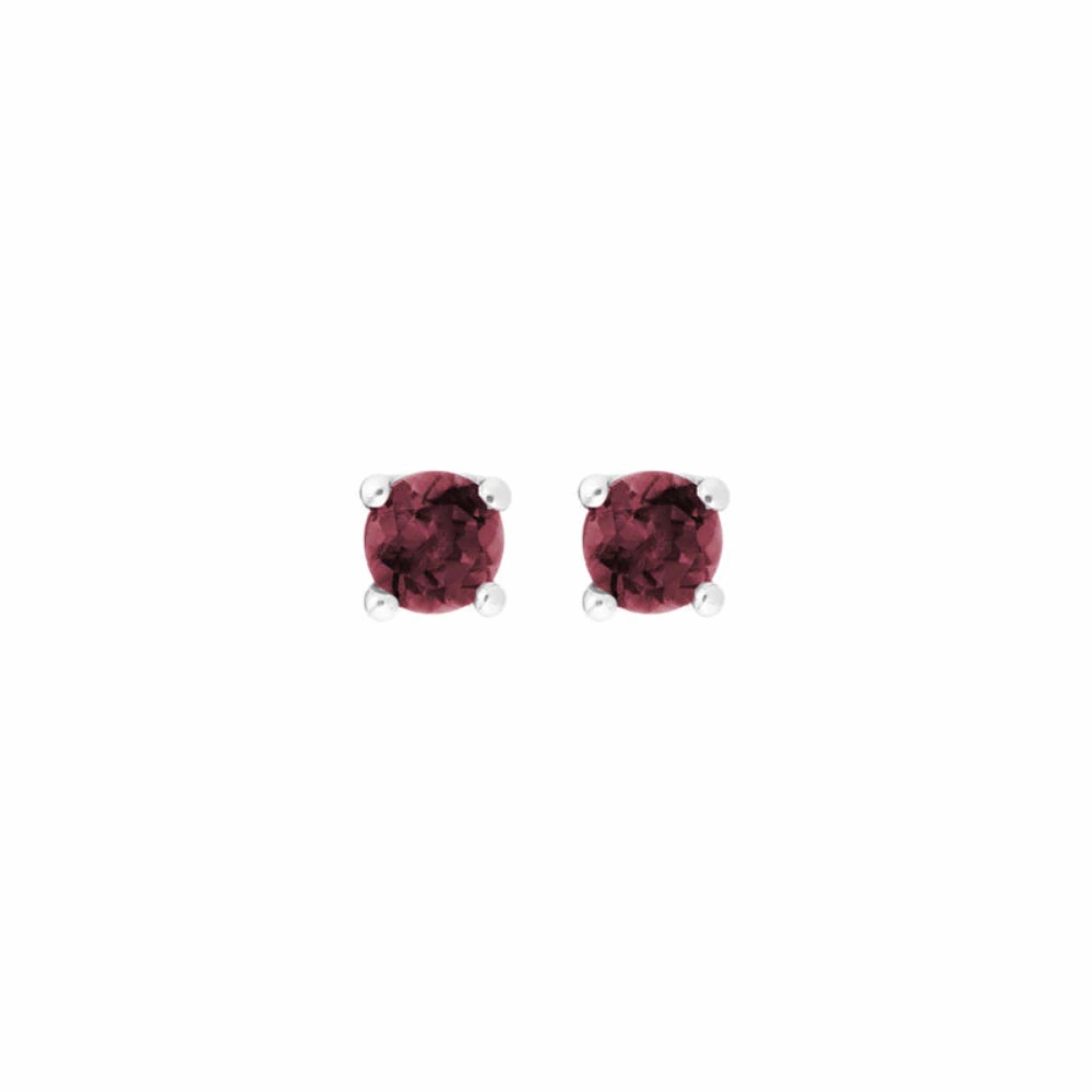14k Gemstone Stud Earrings