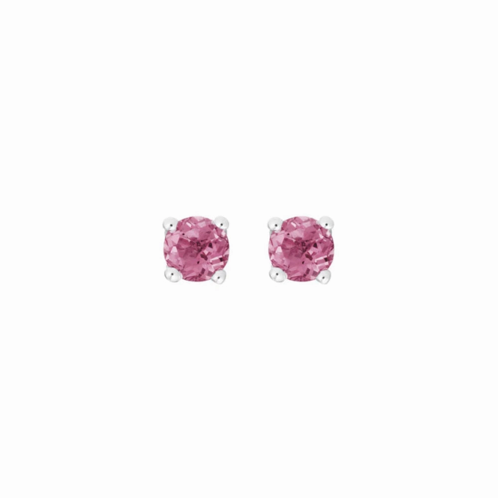 14k Gemstone Stud Earrings