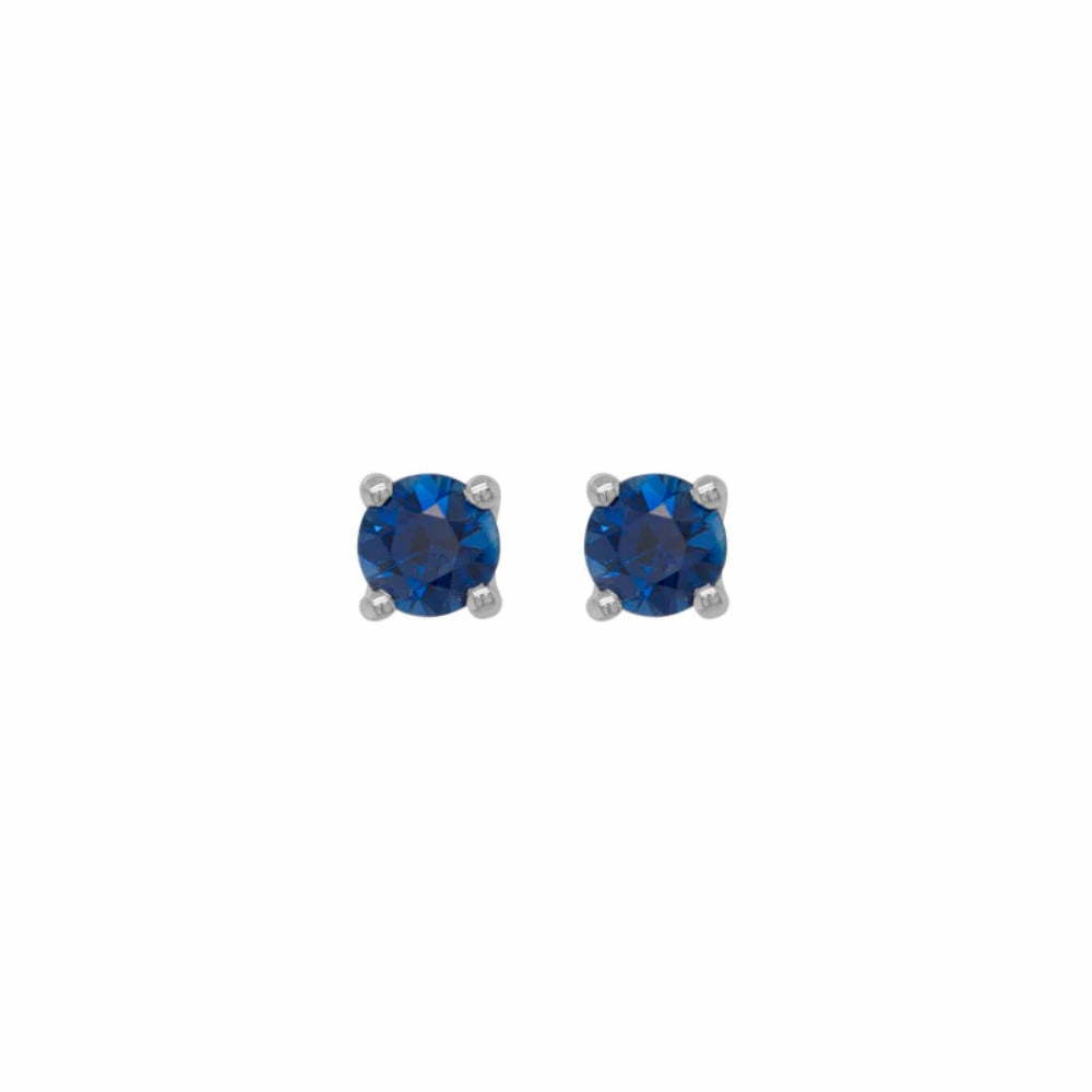 14k Gemstone Stud Earrings