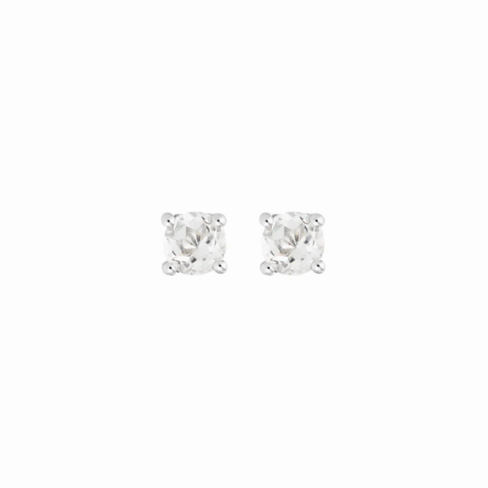 14k Gemstone Stud Earrings