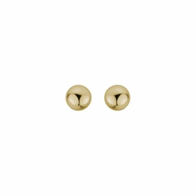 14k Gold 4mm Ball Stud Earrings