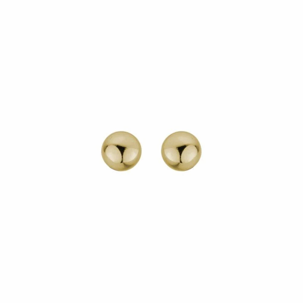 14k Gold 4mm Ball Stud Earrings