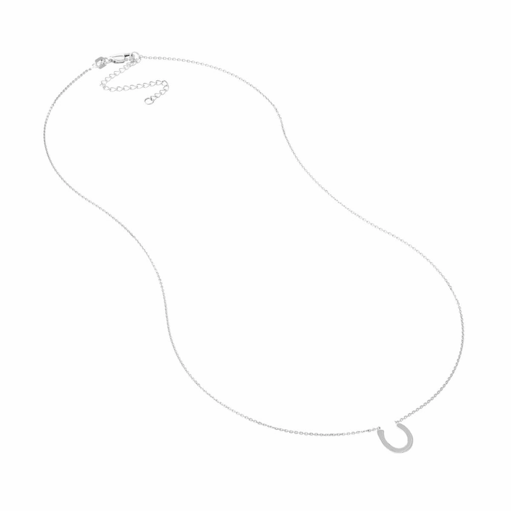 14k Gold Mini Horseshoe Necklace